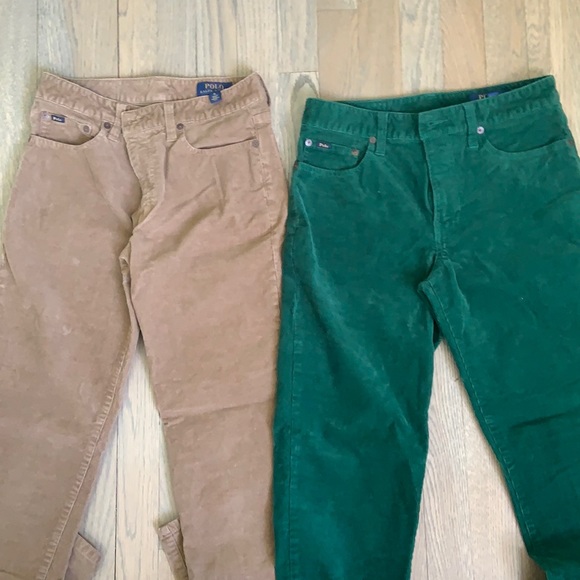 POLO RALPH LAUREN COMBO - 2 Youth Corduroy Pants - Picture 2 of 5